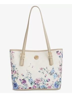 NWT Giani Bernini Winter Floral Print Large Tote